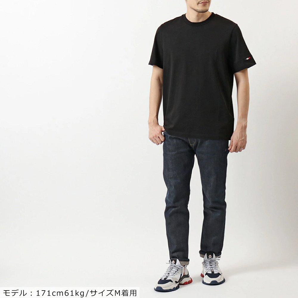 モンクレール クルーネック 半袖 Tシャツ ロゴ トリコロール プリント 8C7B210 829H8 999