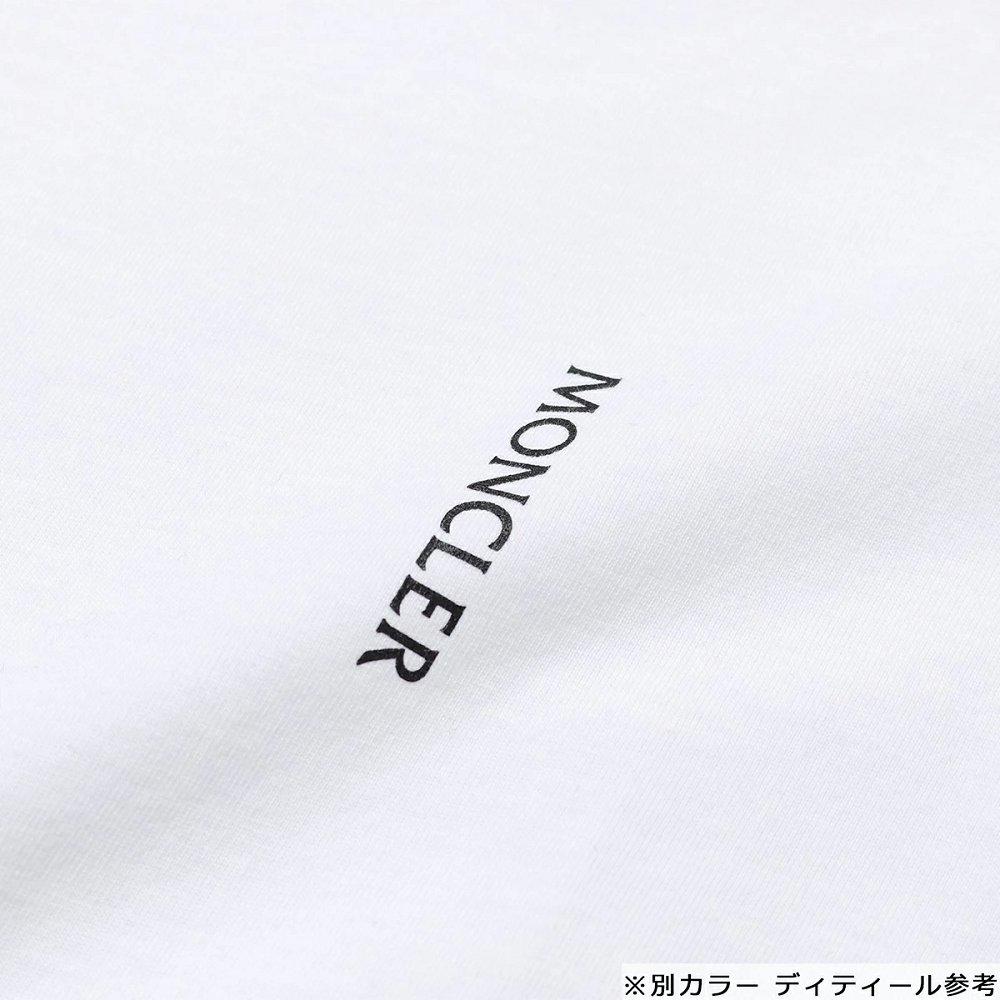モンクレール クルーネック 半袖 Tシャツ ロゴ トリコロール プリント 8C7B210 829H8 999