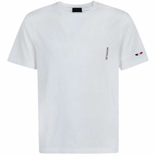 モンクレール クルーネック 半袖 Tシャツ ロゴ トリコロール プリント 8C7B210 829H8 999