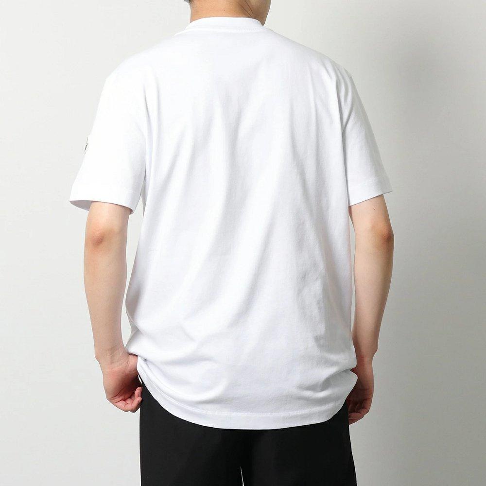 モンクレール 半袖 Tシャツ メンズ カットソー ロゴT アイコンパッチ クルーネック コットン 8C00027 8390T