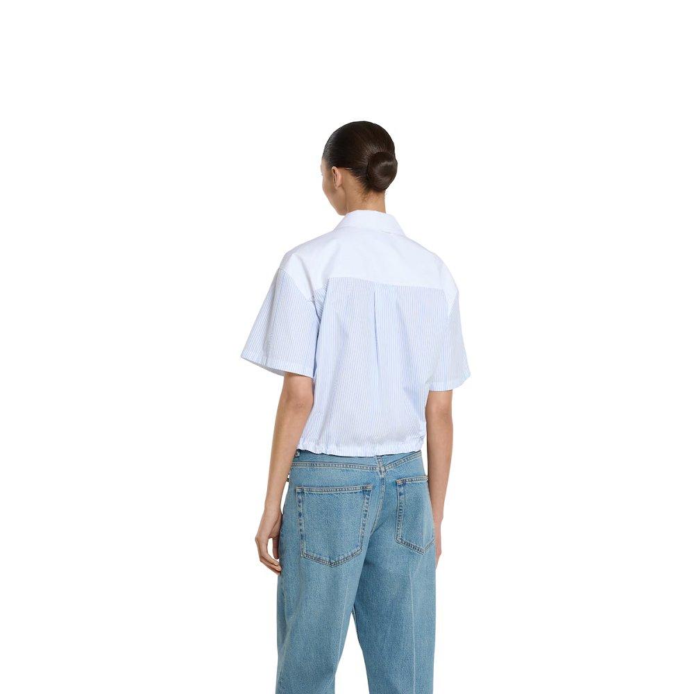 GUCCI コットン フィルクーペ シャツ 831862 Z7ASD 9025