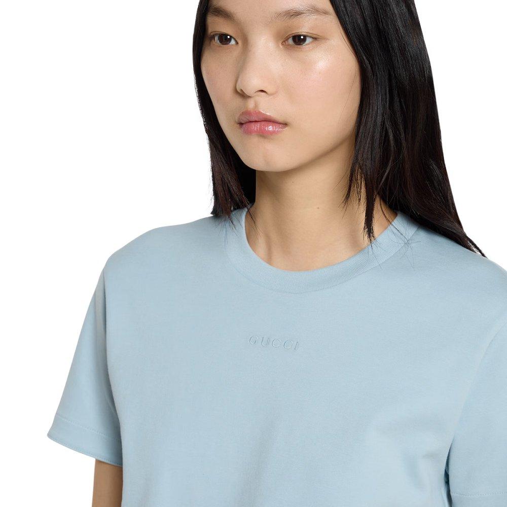 グッチ ソフトコットンジャージー Tシャツ 837965 XJHG0 4553