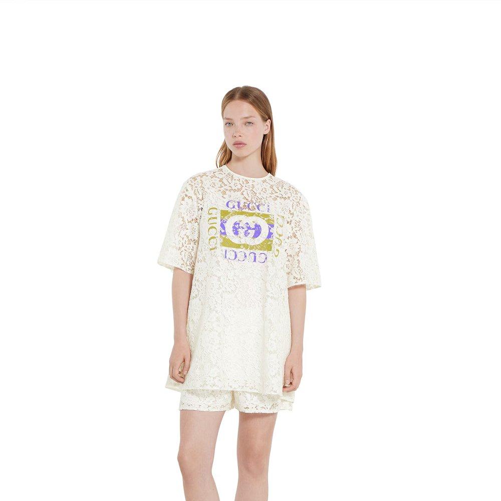 GUCCI後払い フローラル レース トップ  ‎841203 ZAQP7 9799