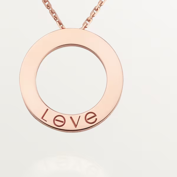 カルティエ Love ネックレス ピンクゴールド B7014400