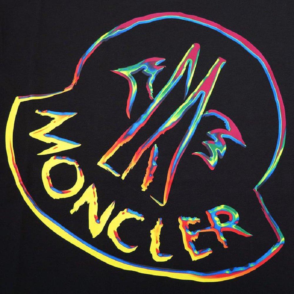 モンクレール Tシャツ レディース 半袖 カットソー ロゴT クルーネック オーバーサイズ コットン 8C00026 899SP
