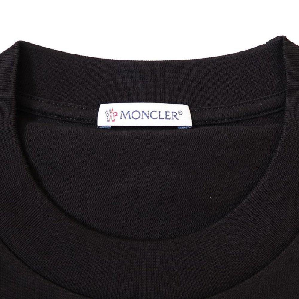 モンクレール Tシャツ レディース 半袖 カットソー ロゴT クルーネック オーバーサイズ コットン 8C00026 899SP