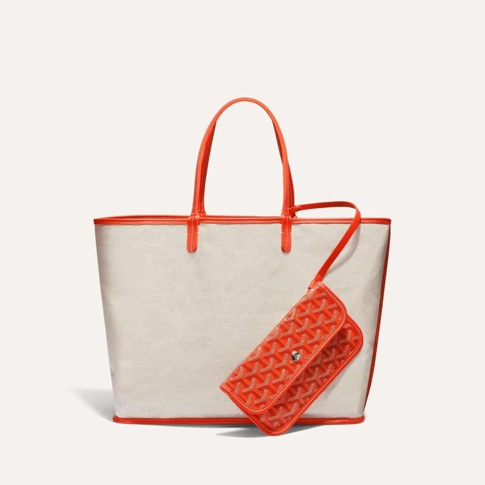 GOYARD サン・ルイ PM トートバッグ ゴヤールディンキャンバス/カーフ STLOUIPMLTY