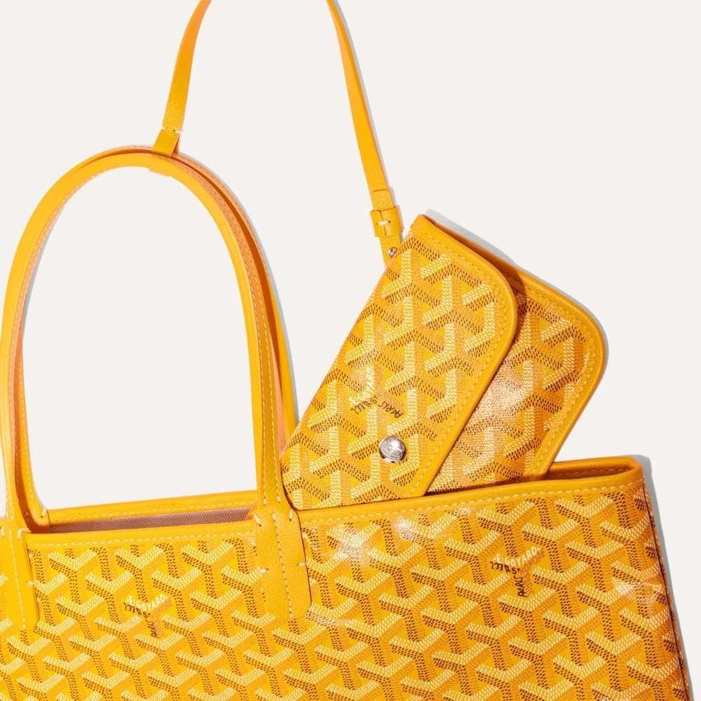 GOYARD サン・ルイ PM トートバッグ ゴヤールディンキャンバス/カーフ STLOUIPMLTY