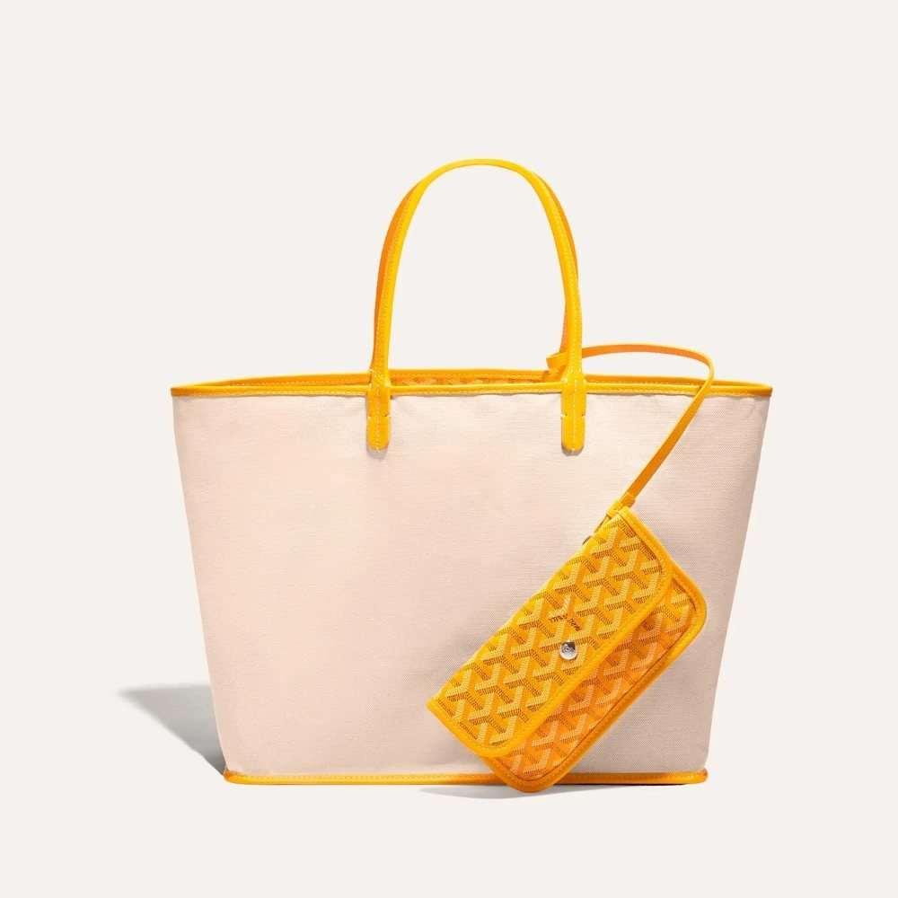 GOYARD サン・ルイ PM トートバッグ ゴヤールディンキャンバス/カーフ STLOUIPMLTY