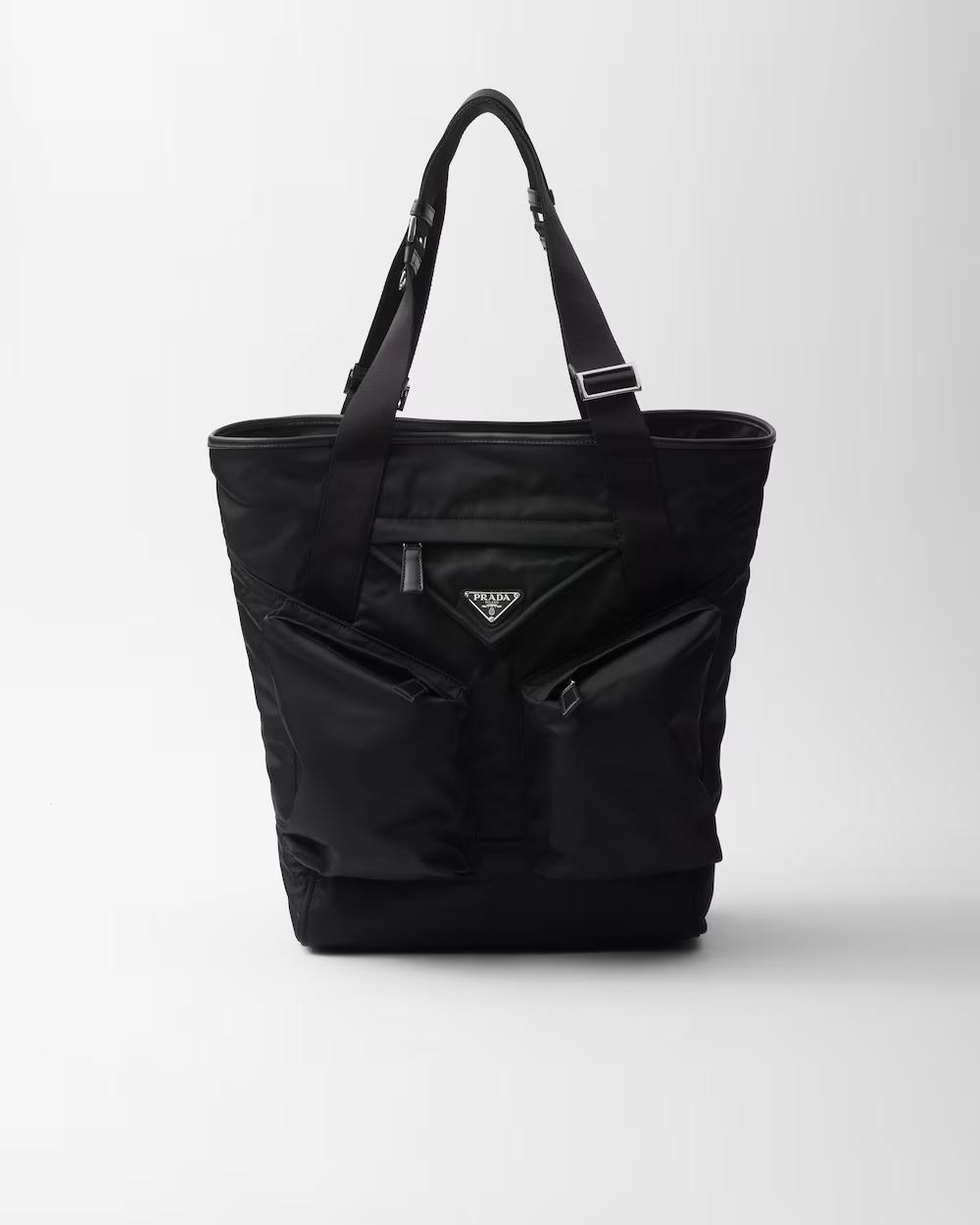 プラダ Re-Nylon xレザー トートバッグ 2VG120_2DW3_F0002