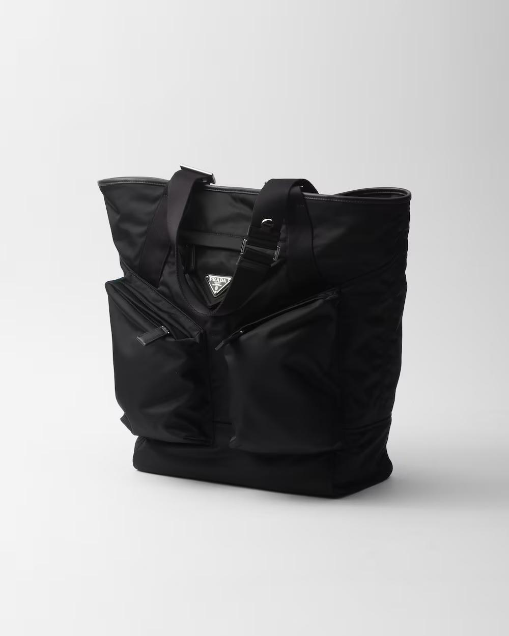 プラダ Re-Nylon xレザー トートバッグ 2VG120_2DW3_F0002