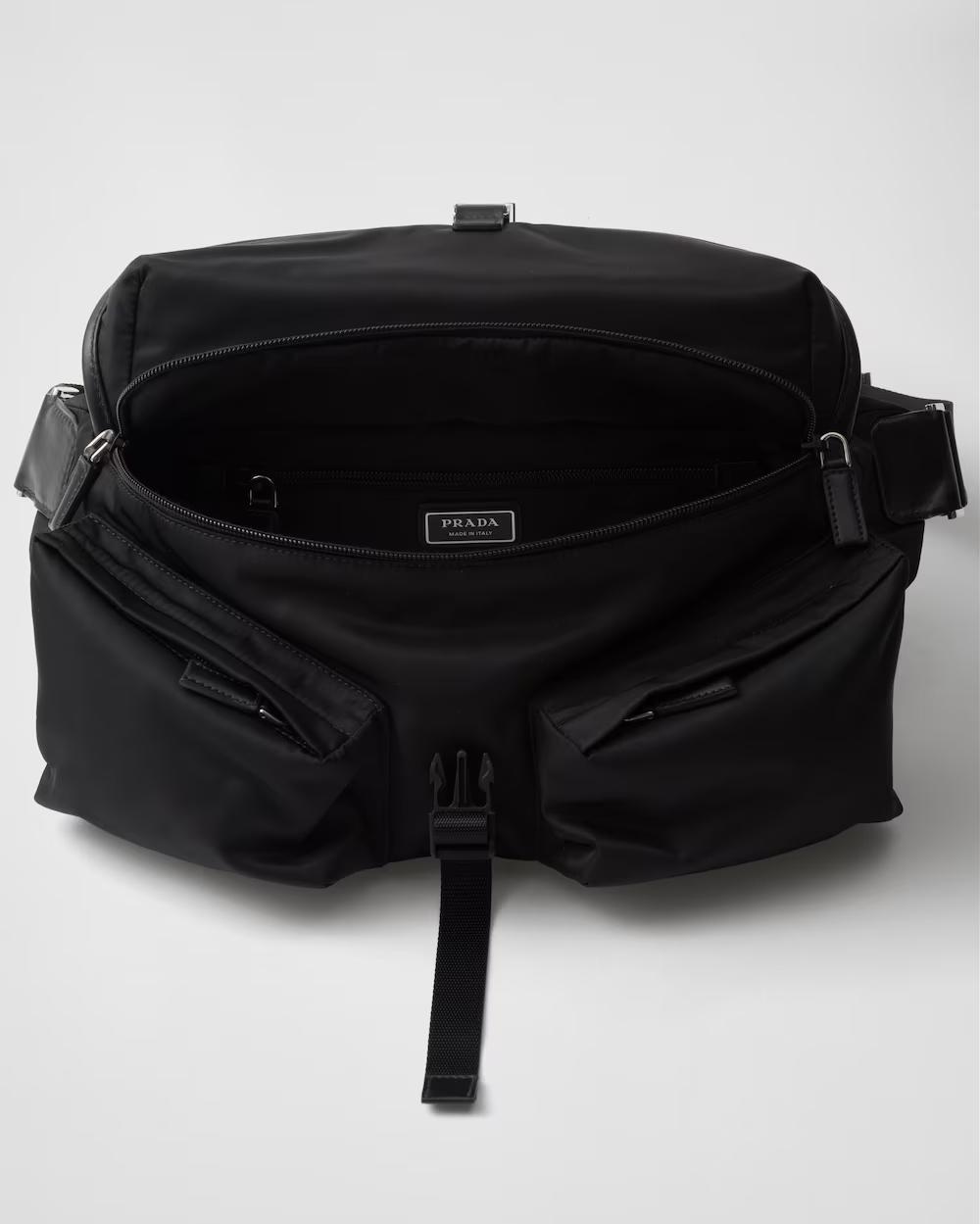 プラダ Re-Nylon xレザー ショルダーバッグ 2VH175_2DW3_F0002