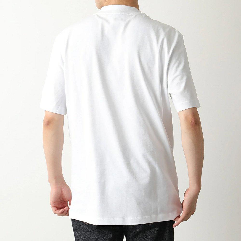 モンクレール クルーネック モックネック Tシャツ 半袖 カットソー ネックロゴ 8C00040 8390T
