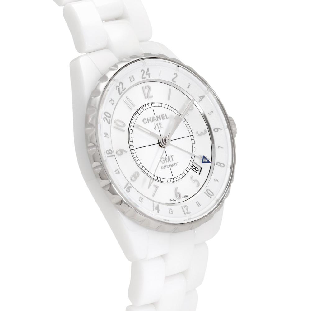 シャネル J12 GMT ホワイト 38mm H3103