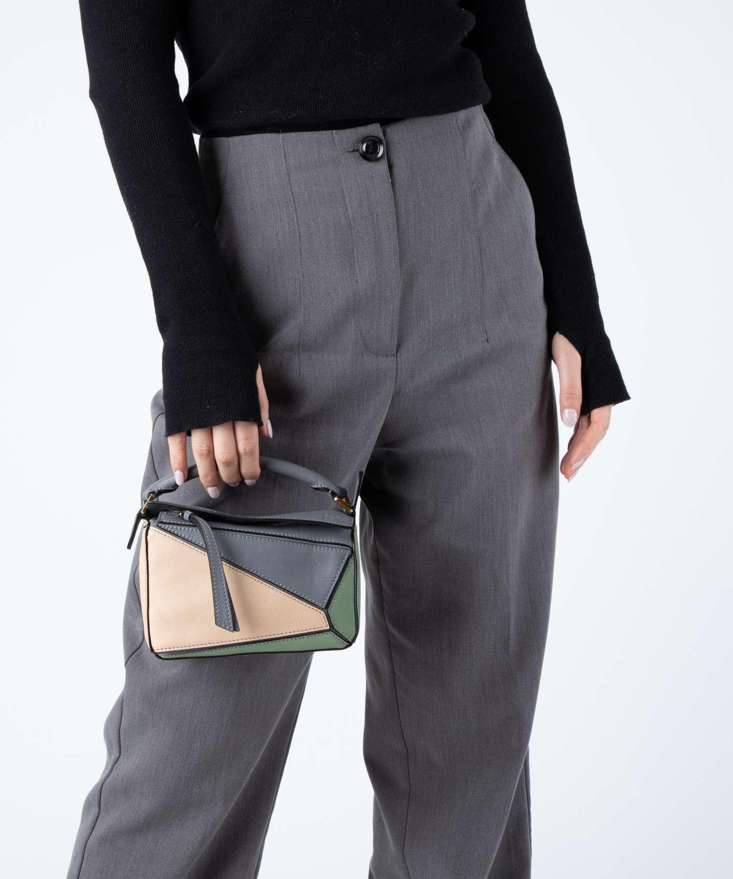 ロエベ代引き ショルダーバッグ PUZZLE MINI BAG クロスボディ パズル ミニ ハンドバッグ レディース A510U95X342828