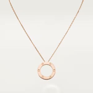 カルティエ Love ネックレス ピンクゴールド B7014400