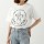 モンクレール 半袖 Tシャツ レディース コットン メタルロゴ ロゴT クルーネック オーバーサイズ 8C00018 899WS
