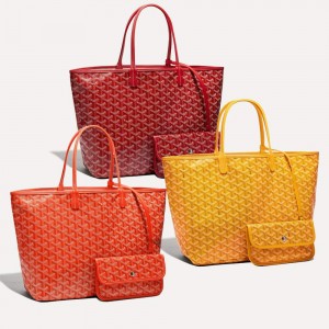 GOYARD サン・ルイ PM トートバッグ ゴヤールディンキャンバス/カーフ STLOUIPMLTY