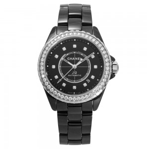 シャネル  J12 ダイヤモンドベゼル 38MM H6526