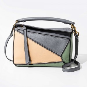 ロエベ代引き ショルダーバッグ PUZZLE MINI BAG クロスボディ パズル ミニ ハンドバッグ レディース A510U95X342828