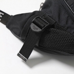 セリーヌ ボディバッグ Large Zipped Belt Bag メンズ ナイロン ベルトバッグ 198682DMT. 38SI