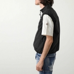 モンクレール ベスト ARASHI GILET アラシ メンズ ナイロン ロゴパッチ スタンドカラー 1A00122 5396L 999