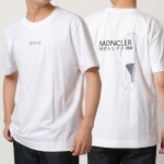 モンクレール アリックス Tシャツ メンズ クルーネック 半袖 カットソー コットン ロゴ 刺繍 8C00004 829KY 032