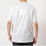 モンクレール 半袖Tシャツ メンズ クルーネック カットソー ロゴT プリント コットン 8C76010 8390Y