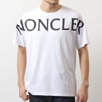 モンクレール マットブラック クルーネック 半袖 Tシャツ カットソー ロゴT  8C7C510 829H8