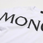 モンクレール マットブラック クルーネック 半袖 Tシャツ カットソー ロゴT  8C7C510 829H8