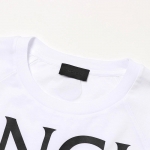 モンクレール マットブラック クルーネック 半袖 Tシャツ カットソー ロゴT  8C7C510 829H8