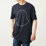 モンクレール 半袖 Tシャツ メンズ カットソー ロゴT アイコンパッチ クルーネック コットン 8C00027 8390T