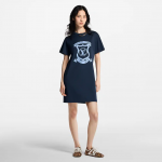 ルイ・ヴィトン後払い LV クレスト Tシャツドレス  1AI391