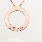 カルティエ Love ネックレス ピンクゴールド B7014400