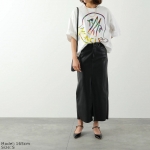 モンクレール Tシャツ レディース 半袖 カットソー ロゴT クルーネック オーバーサイズ コットン 8C00026 899SP