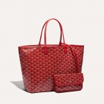 GOYARD サン・ルイ PM トートバッグ ゴヤールディンキャンバス/カーフ STLOUIPMLTY
