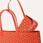 GOYARD サン・ルイ PM トートバッグ ゴヤールディンキャンバス/カーフ STLOUIPMLTY