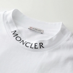 モンクレール クルーネック モックネック Tシャツ 半袖 カットソー ネックロゴ 8C00040 8390T