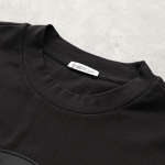 モンクレール 半袖 Tシャツ メンズ カットソー スタッズ装飾 アイコンパッチ クルーネック コットン 8C00015 8390T