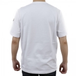 モンクレール MAGLIA T-SHIRT クルーネック 半袖 Tシャツ カットソー トリコロールカラー メッシュ 8C7B440 8390T