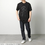 モンクレール 半袖 Tシャツ メンズ カットソー ロゴT ラバーアイコンパッチ クルーネック コットン 8C00029 8390T