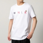モンクレール 半袖 Tシャツ メンズ カットソー ロゴT アイコンパッチ クルーネック コットン 8C00043 8390T