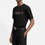 ルイヴィトン後払い エンベリッシュド ダミエ ピケTシャツ 1AHW20