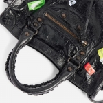 バレンシアガ シティ ミディアム レザー 2WAYハンドバッグ 811442 2AB6A