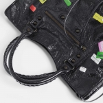 バレンシアガ ル シティ ミディアム レザー 2WAYハンドバッグ 823058 2AB6A 