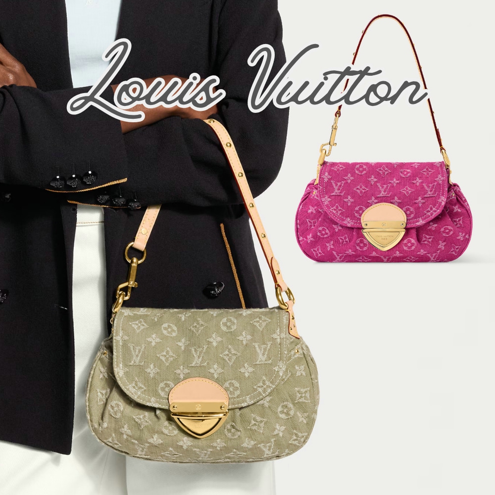 ルイヴィトン LV Sunset サンセット デニムモノグラム ショルダーバッグ M27210 M28291