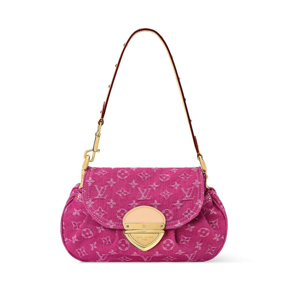 ルイヴィトン LV Sunset サンセット デニムモノグラム ショルダーバッグ M27210 M28291