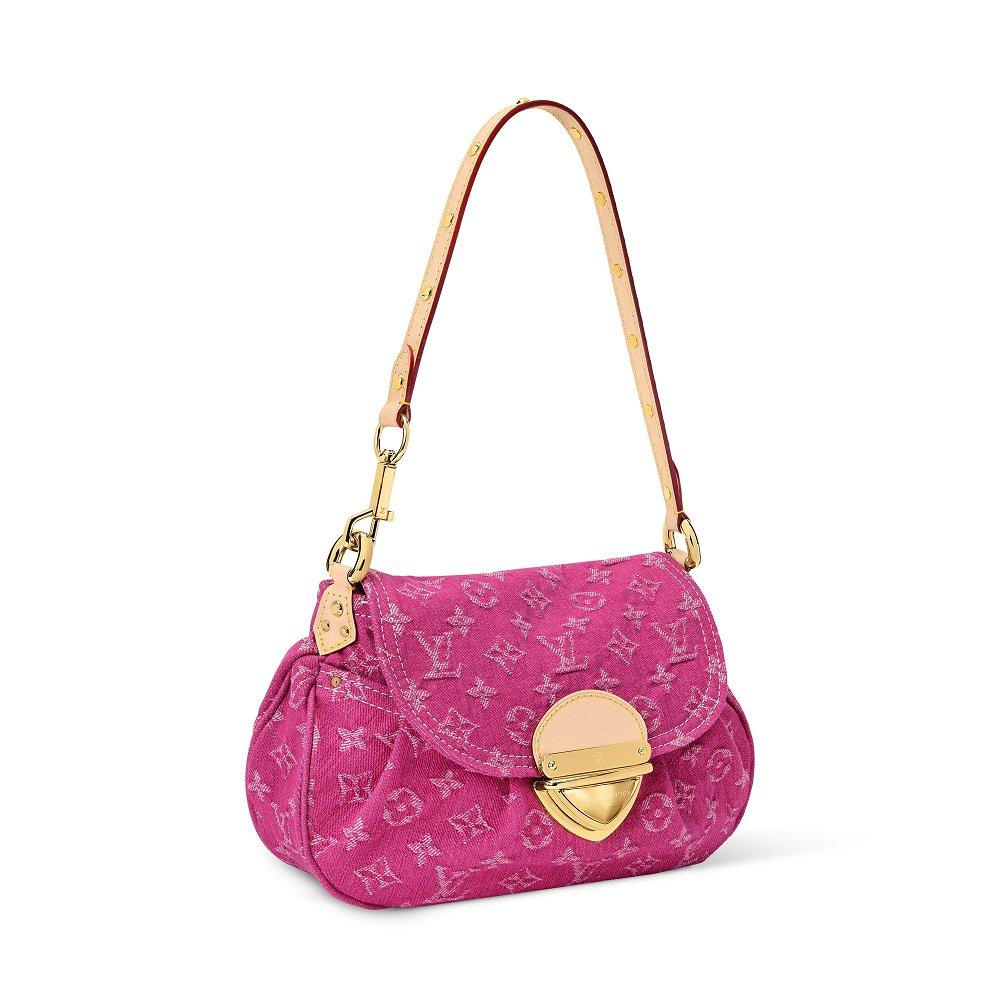 ルイヴィトン LV Sunset サンセット デニムモノグラム ショルダーバッグ M27210 M28291