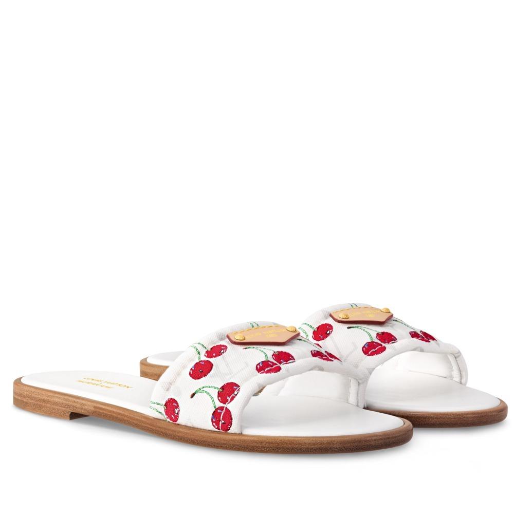 Louis Vuitton×村上隆 フラットミュールLily 1AHM35