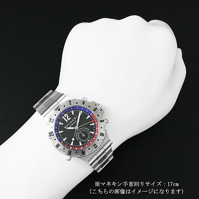 ブルガリ ディアゴノ プロフェッショナル GMT メンズ 自動巻き GMT40SSD
